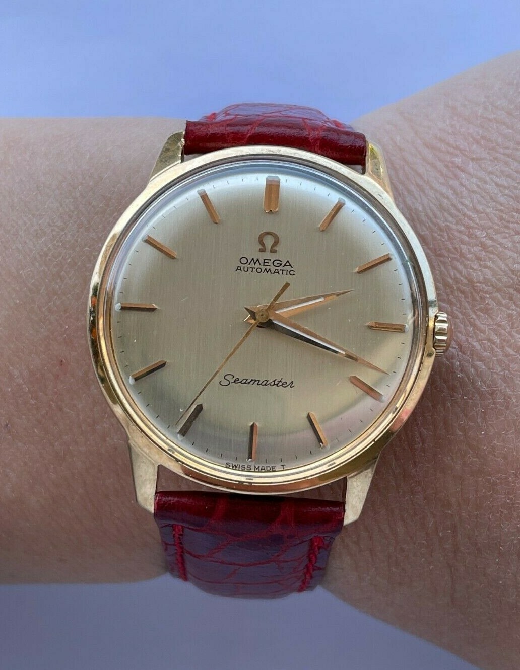 Omega Seamaster Ref. 165.001 circa 1963 | steel automatic vintage  wristwatch - Black Bough | Ludlow