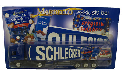 Rarität 1:87  LKW Marbello Erdnüsse Exlusiv bei Schlecker in OVP f. H0 # RK