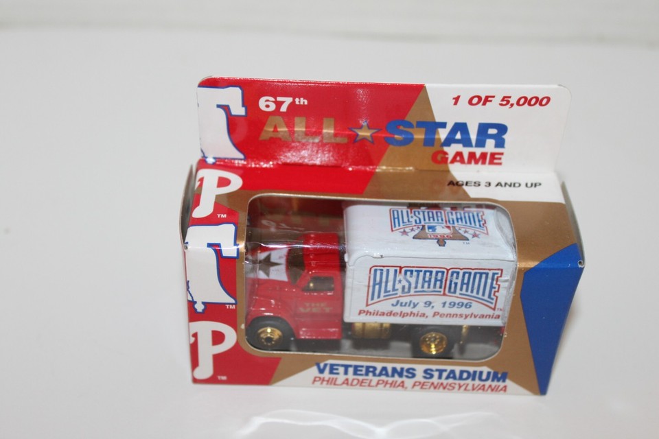 NRFB Matchbox 2 Phila. Phillies 1996 All Star Game Tractor Trailer