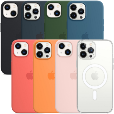 Apple Silicone iPhone 13 Case MagSafe Cover Genuine for 13 Pro