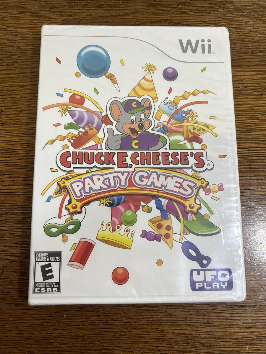 Chuck Cheese's Party Games Nintendo Wii 2010 Brand New Sealed