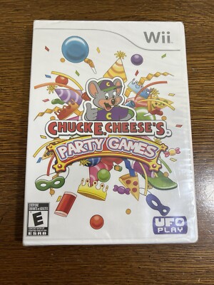 Chuck Cheese's Party Games Nintendo Wii 2010 Brand New