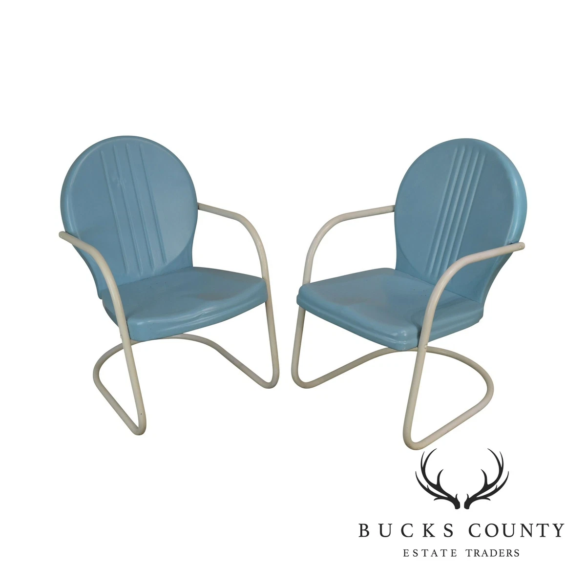 Old style metal lawn chairs sales