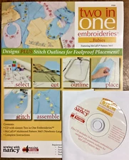 Two in One Embroideries...Babies (Sewing With Nancy)