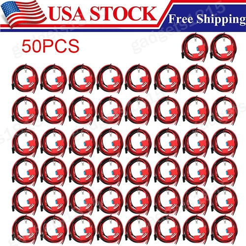 50PCS DC Power Cable HKN4137A for Motorola GM300 GM388 GM3188 GM950 GM3688 Radio