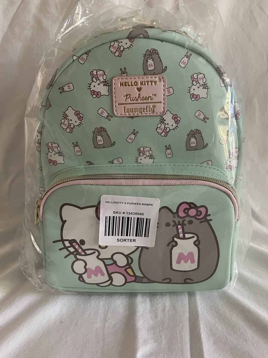LOUNGEFLY HELLO KITTY PUSHEEN MINI BACKPACK