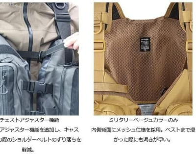 Gilet De Pêche Daiwa DF-6421 - Léger, Flotteur, Couleur Beige Militaire, Taille Free - Neuf