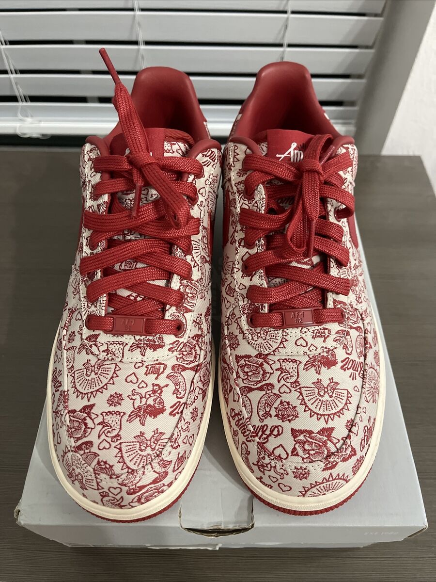 Nike Air Force 1 '07' Valentine's Day Sail/Varsity Red-Black Nike Air Force 1 '07' Valentine's Day Sail/Varsity Red-Black