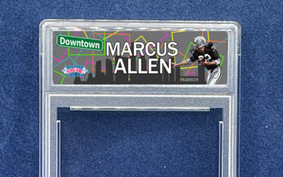 MARCUS ALLEN 2023 SUPER BOWL DONRUSS OPTIC DOWNTOWN Inspired Custom Slab Case