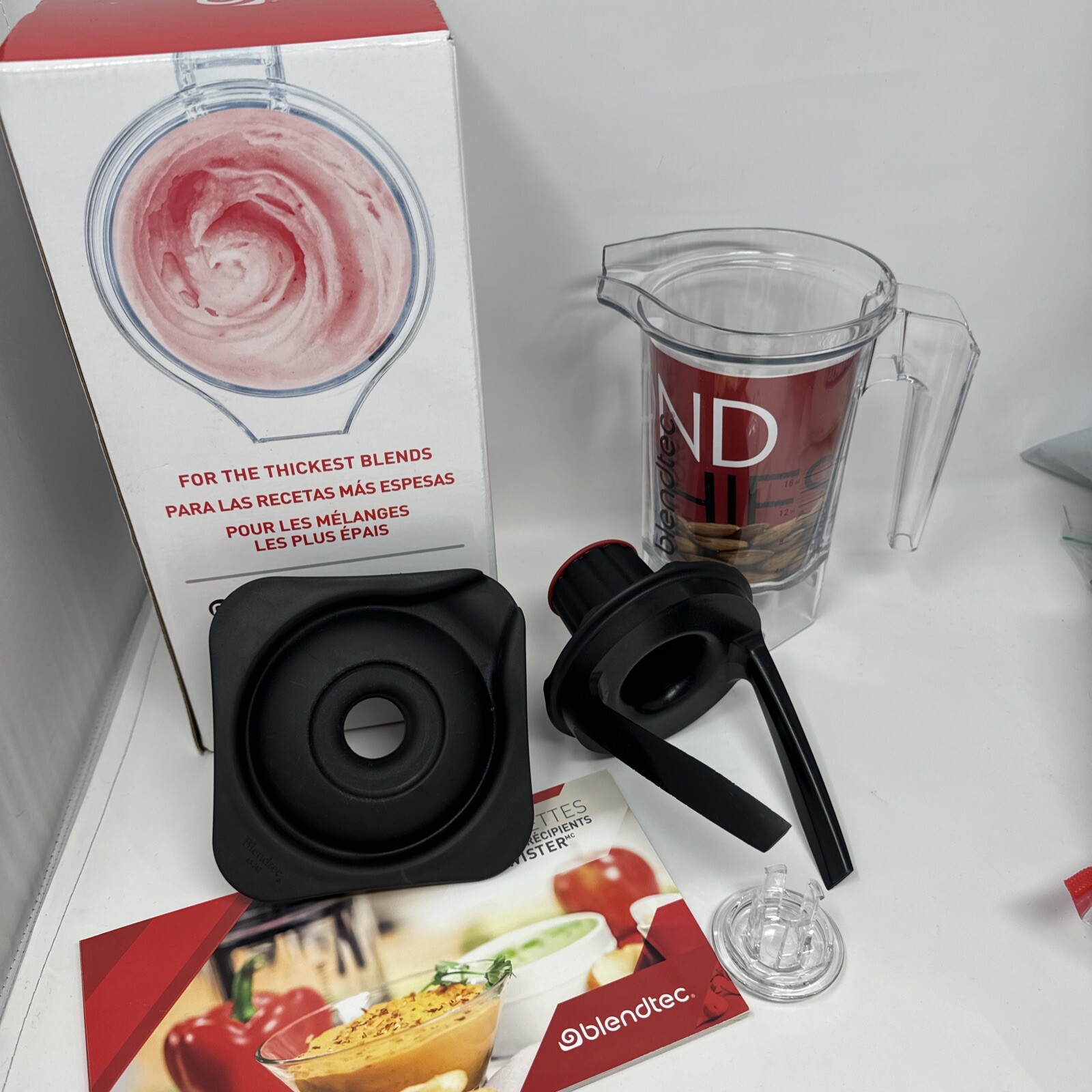 Unused Blendtec Twister Jar w/Lid For NutButters Flour Etc eBay