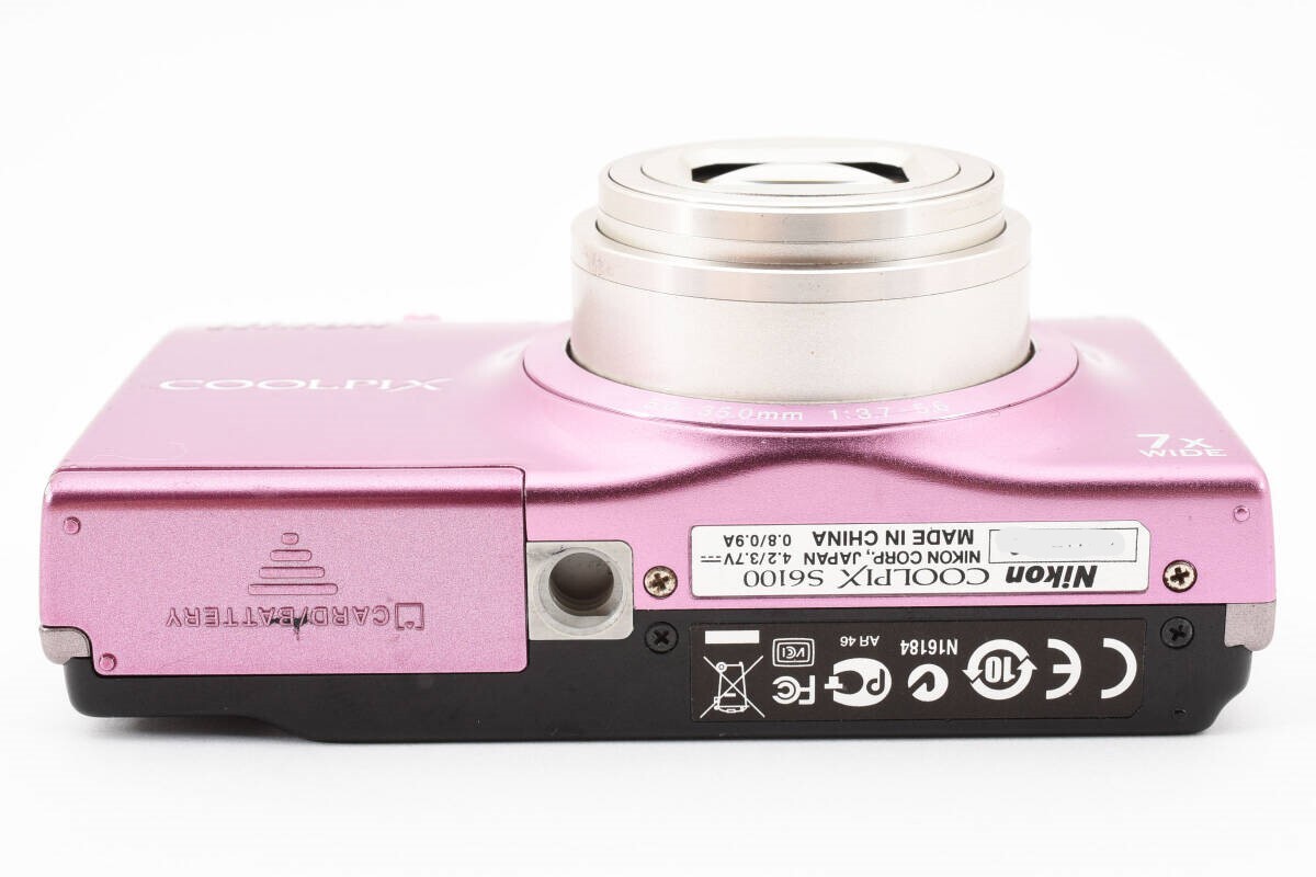 Nikon COOLPIX S6100 ピンク Near Mint ] Nikon COOLPIX S6100 Compact Digital Camera Pink