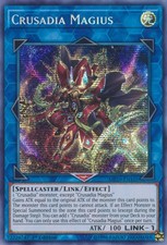 Yu-Gi-Oh TCG MP19-DE105 PSE Crusadia Magius 2019 Gold Sarkophag Tin Mega Pack