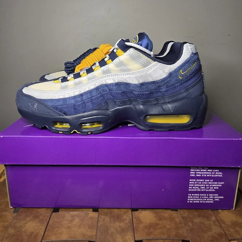 Eric Koston x Nike SB x Air Max 95 обсидиана скорость желтый + с автографом 8,25 колода - Изображение 3 из 4