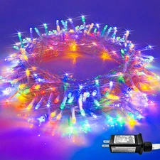 Connectable 100 LED Multicolor Christmas Lights for Tree, 8 Modes Indoor Outdoor
