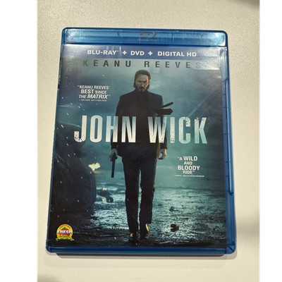 John Wick Blu-ray + Digital HD, Keanu Reeves, Blu-ray Case (NO DVD BLU RAY ONLY)