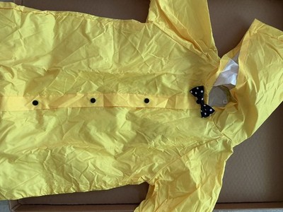 Kids Size 6-8 years Raincoats Waterproof Rain Jacket/Hood Lightweight In Bag