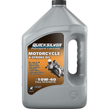 Quicksilver 10W-40 Full Synthetic Motorcycle Oil, 1 Gallon 50.75 per gallon
