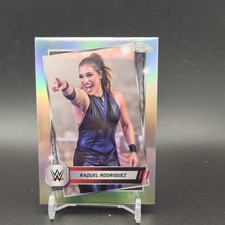Raquel Rodriguez 2025 Topps Chrome WWE Raquel Rodriguez Silver Refractor #48 