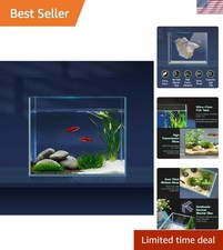 All-in-One 1 Gallon Fish Tank with Accessories - Ideal for Modern Living