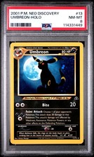 Pokemon Card Umbreon 13/75 Neo Discovery Holo PSA 8