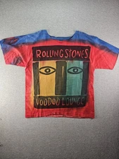 Vintage 1994 The Rolling Stones Voodoo Lounge T-Shirt Sz XL Tie Dye