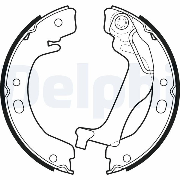 Delphi LS2003 Bremsbackensatz, Feststellbremse FüR Toyota-image