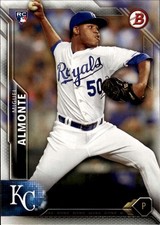 2016 Bowman #136 Miguel Almonte Kansas City Royals Rookie