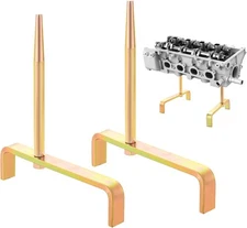 Cylinder Head Stands, 2pc Engine Cylinder Head Bracket with Tapered Mandrels, 