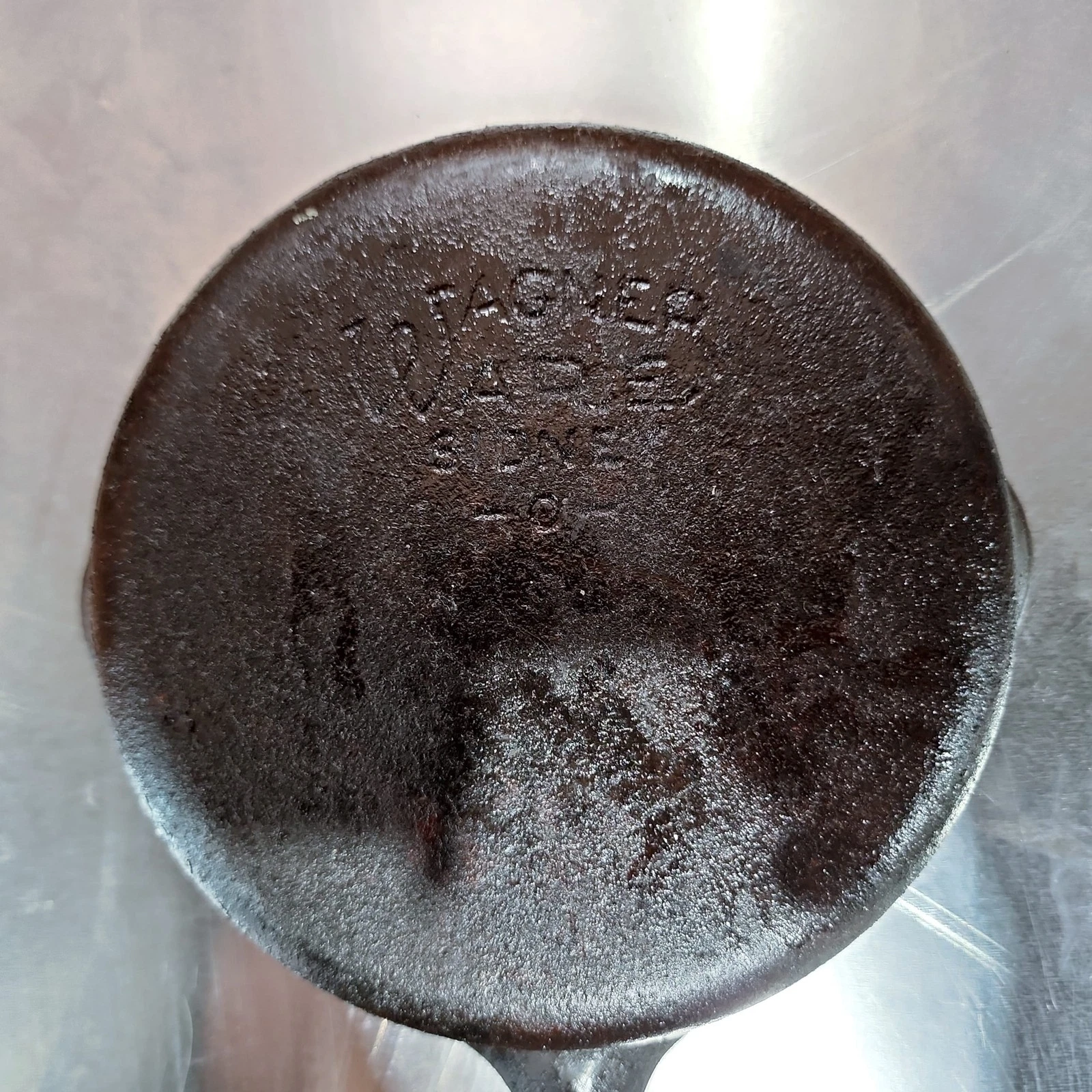 Wagner Ware #3 Cast Iron Skillet Sidney O 1053J Vtg Frying Pan Cookware