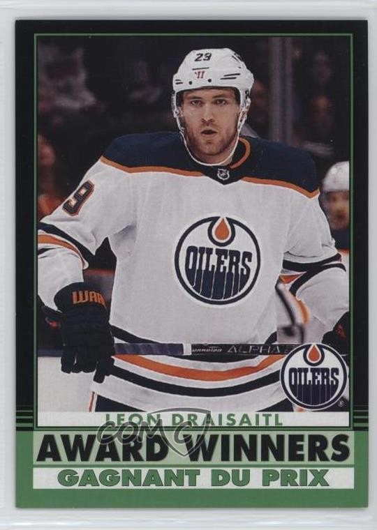 2020 Upper Deck O-Pee-Chee Retro Update Award Winners Black Leon Draisaitl 5w0