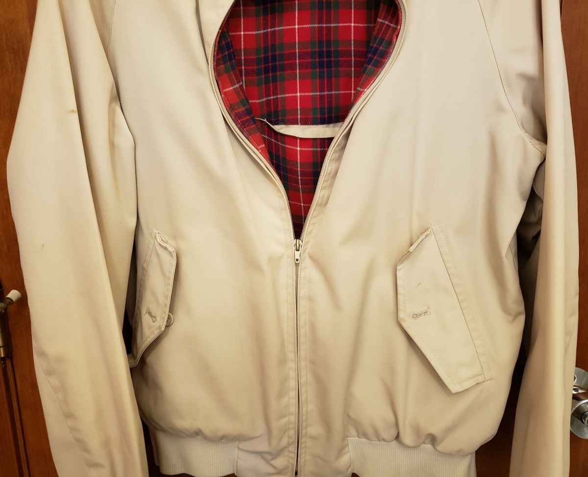 Vintage Baracuta by Van Heusen 80's G-9 Harrington Jacket, Beige