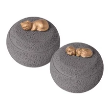 Pet Ashes Box Anti-Slip Pet Memorial Box Smooth Keepsakes Container 