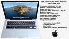 Apple Macbook Pro A1278 - 13" - Intel Core i7 - 2.9 GHz - RAM 12 Go - SSD 1 To