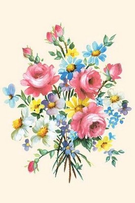 Fancy Flower Arrangement #3 Poster Print