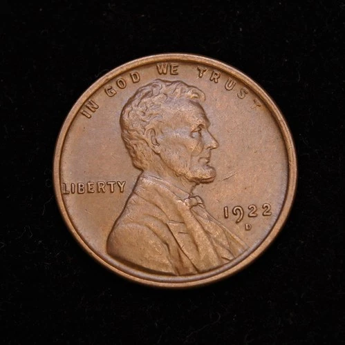 1922-D  Lincoln Wheat Cent   AU