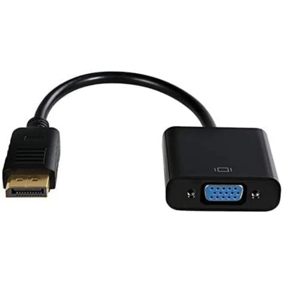 HD Display Port DP Male to VGA Female Adapter Converter Cable Lead DisplayPort - Image 2 of 4