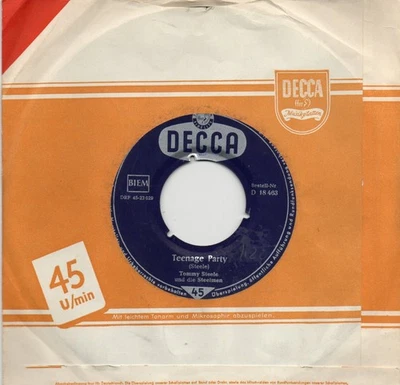 Decca  Sg  -   TOMMY STEELE And His Steelmen  -     TEENAGE PARTY  - - Bild 1 von 2