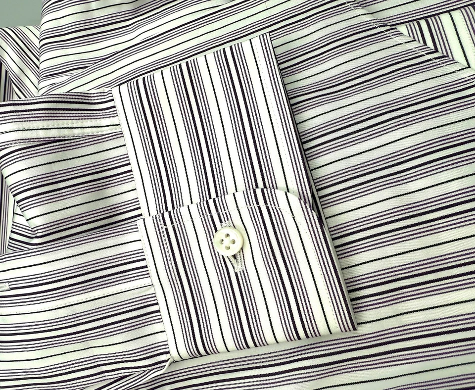 Camisa Ralph Lauren Etiqueta Púrpura Blanca/Azul/Púrpura Foto 4 de 4