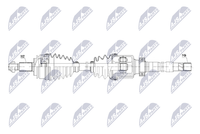Antriebswelle Nty NPW-RE-261 FüR Renault Kangoo FW0 2 KW0 Tce 115 FW02 FW14 KW02