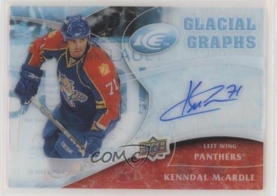 2009-10 Upper Deck Ice Glacial Graphs Kenndal McArdle #GG-KM Auto 0c2