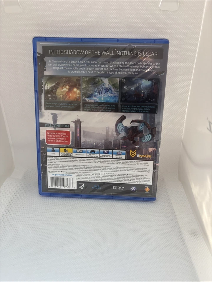 PS4 Killzone Shadow Fall Sony PlayStation 4 Game Brand New Sealed - Image 2 of 2