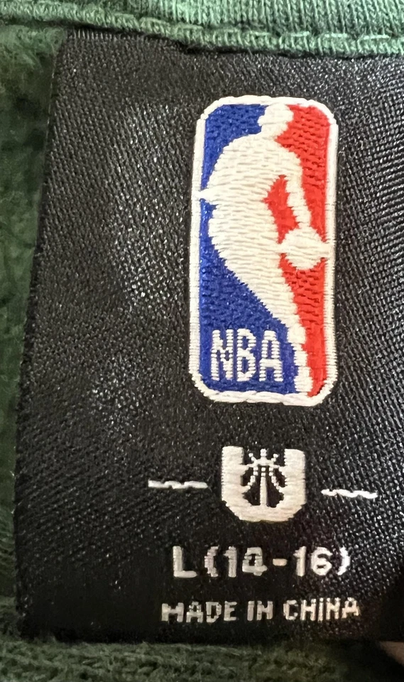 Milwaukee Bucks Hoodie Mens Large Green NBA Basketball Pullover Sweatshirt Youth - Image 3 of 4