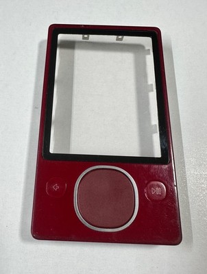 Red Front Panel Cover w/ Buttons for Microsoft Zune 80GB 1126 - ''B Grade''