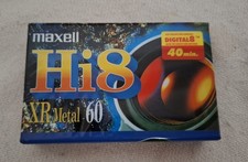 MAXELL Hi8 XR Metal 60 mins/LP 120 min Nuevo y Precintado