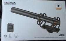 COMICA VM30 Shotgun Microphone - Professional Wireless Mic for DSLR Camera