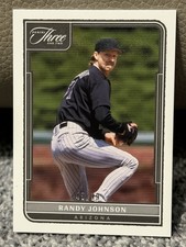 2022 Panini Three and Two Randy Johnson #40 Serial Numbered 49/99