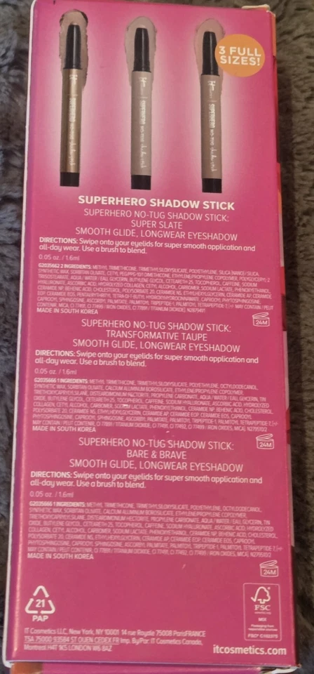 IT 3 FULL SIZE BEAUTIFUL COLORS EYESHADOW STICKS GREAT BRAND..love It - Image 3 of 3