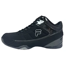 Fila Change The Game Sneakers Men's 9 Womens 10.5 Black Silver Performance Shoes