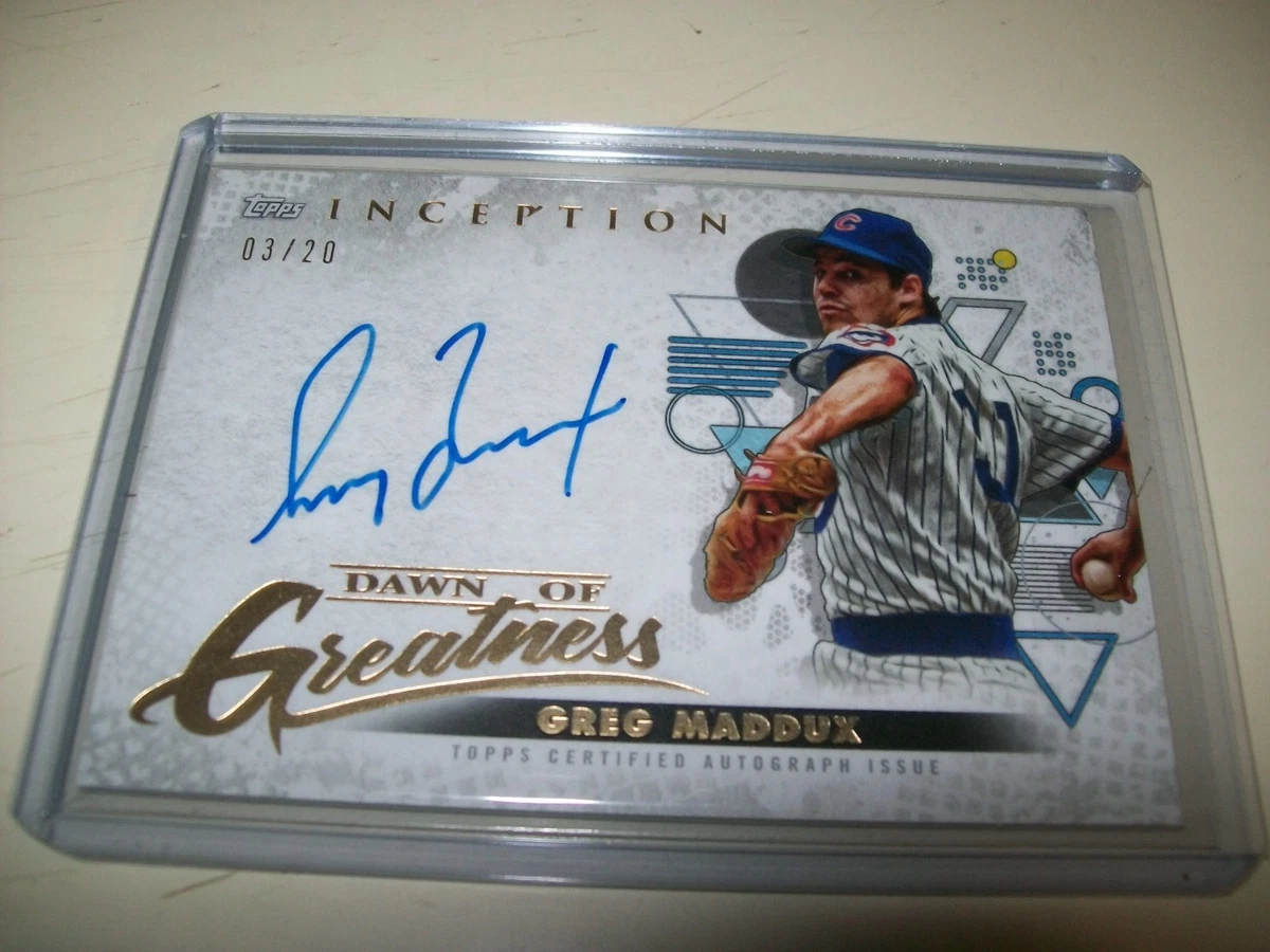 Greg Maddux Autograph Baseball Trading Cards for sale | eBay