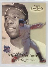 1999 Topps Gold Label Race to Aaron Mark McGwire Hank Aaron #RA1 HOF h3a
